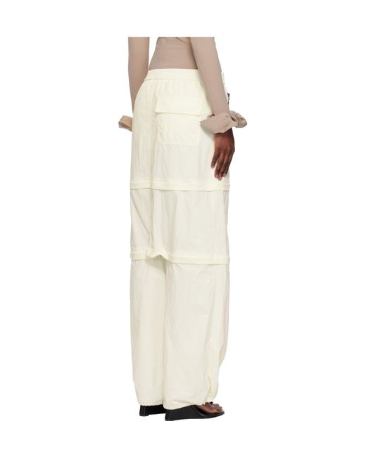 Pushbutton Natural Three Way Detachable Casual Pants