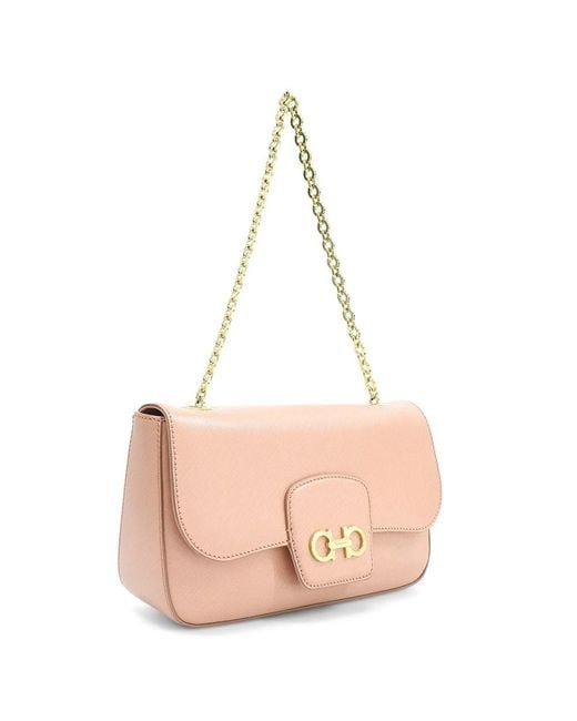 Ferragamo Pink Gancini Handbag