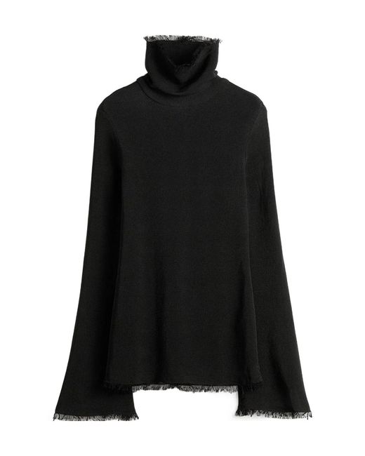 Totême Black Long-Sleeved Top