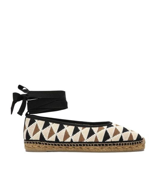 Castaner Black Castañer Crochet Low-Top Espadrilles