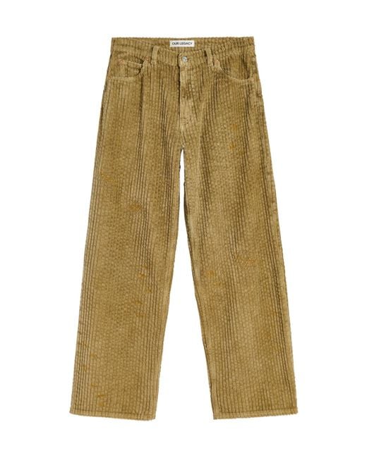 Our Legacy Green Vast Cut Pants for men