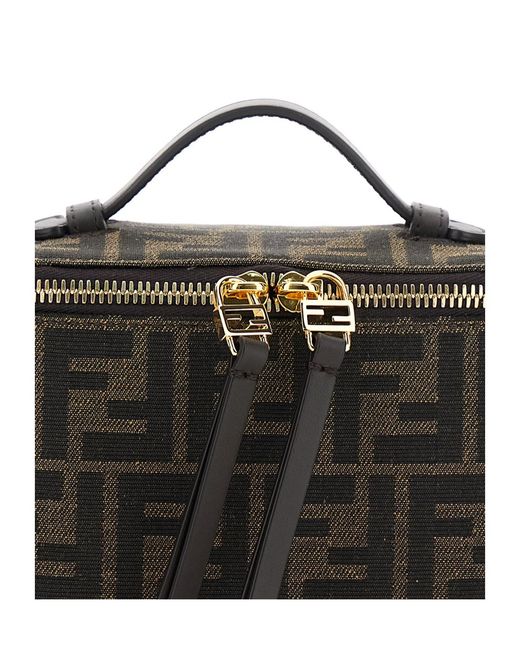 Fendi Black Vanity Jacquard Ff