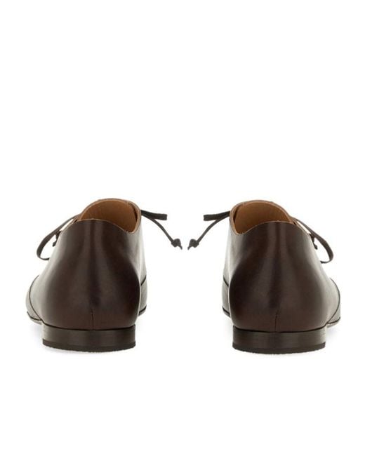 Uma Wang Brown Lace-Up Shoes