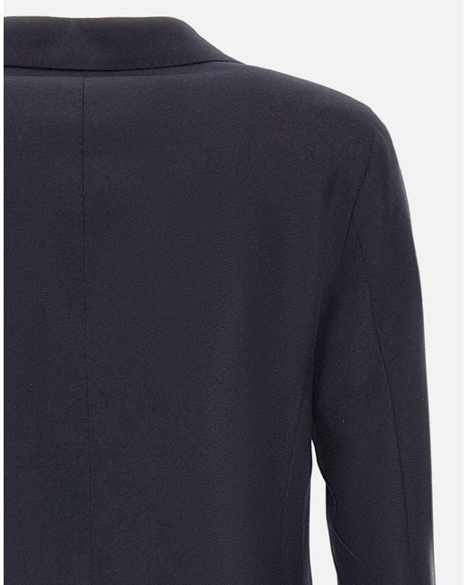 Tagliatore Blue Single Breasted Tailored Blazer for men