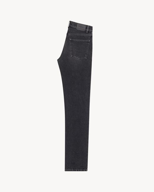 Saint Laurent Blue Relax Straight-Leg Jeans