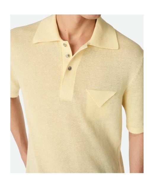 Bottega Veneta Green Short-Sleeved Regular Fit Polo Shirt for men