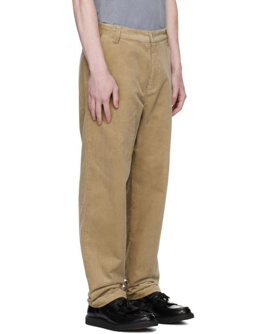 A.P.C. Natural Belt Loops Slacks for men
