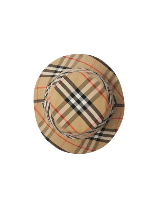 Burberry Natural Reversible Gabardine Bucket Hat for men