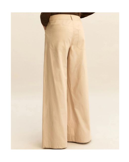 Marella Natural Belt Loop Trousers
