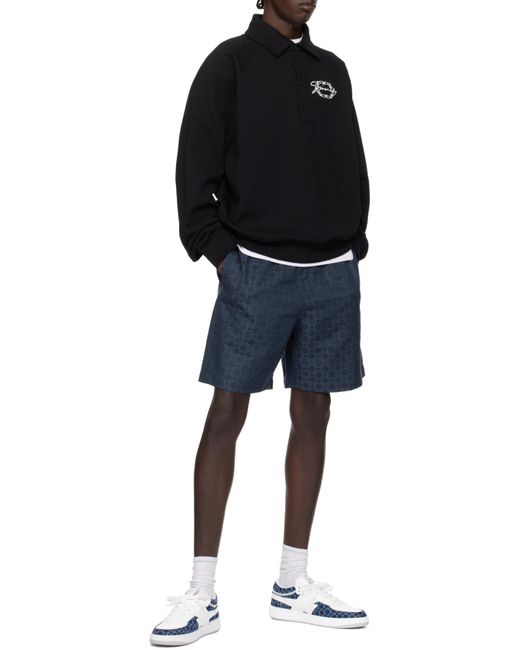 Givenchy Blue G Move Panelled Low-Top Sneakers for men