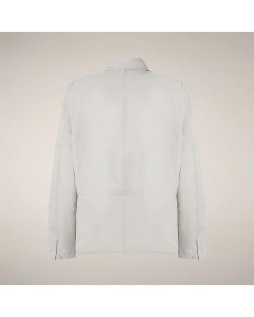 Save The Duck White Long-Sleeved Jacket for men