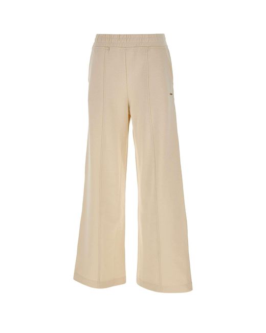 Woolrich Natural Super Soft Interlock Wide Leg Jogger Pants
