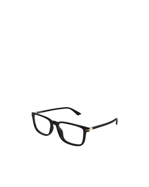 Montblanc White Eyewear Rectangular Frame Glasses for men