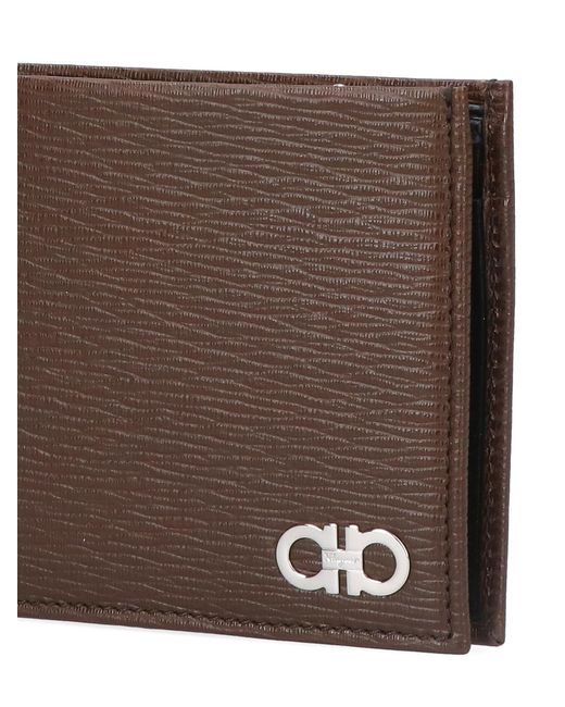 Ferragamo Brown Logo Wallet for men