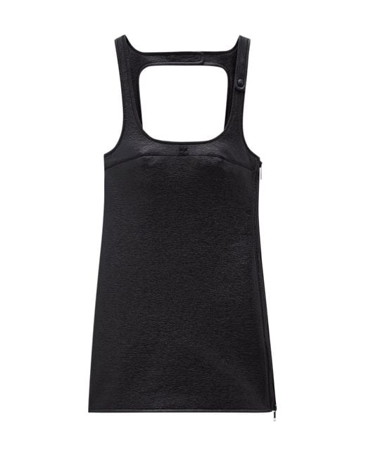 Courreges Black Short Dresses