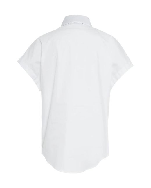 Herno White Short Sleeved Fitted Shirt