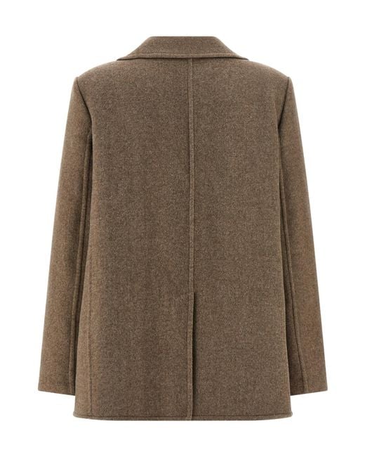 Tory Burch Green Double Breasted Blazer
