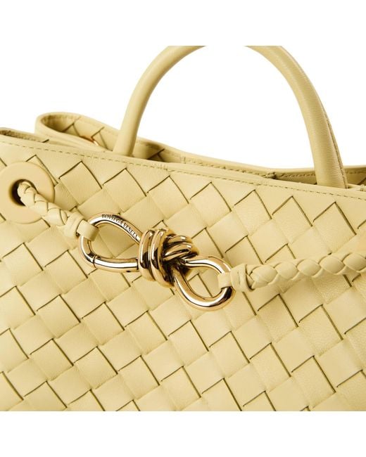 Bottega Veneta Metallic Simple Handbag