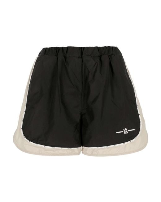 Amiri Black Logo Shorts