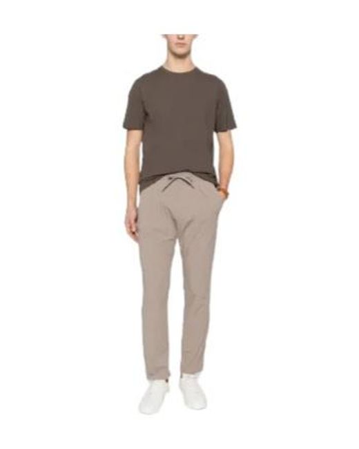 Herno Gray Drawstring Pleated Trousers for men