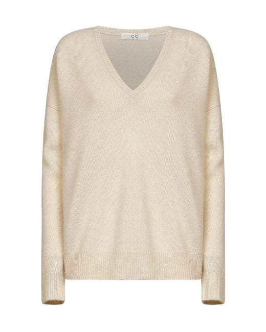 Co. Natural V-Neck Pullover