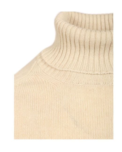 Fedeli Natural Turtleneck Sweater for men