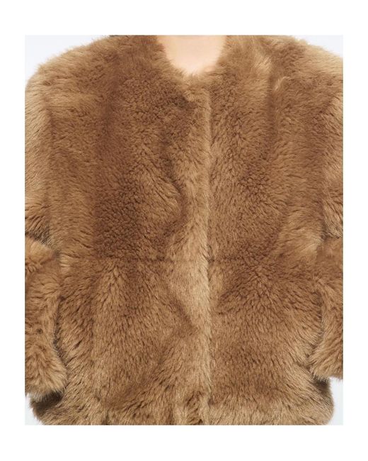 Stand Studio Brown Halle Crewneck Jacket