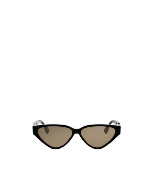 Fendi Multicolor Eyewear Cat Eye Frame Sunglasses for men