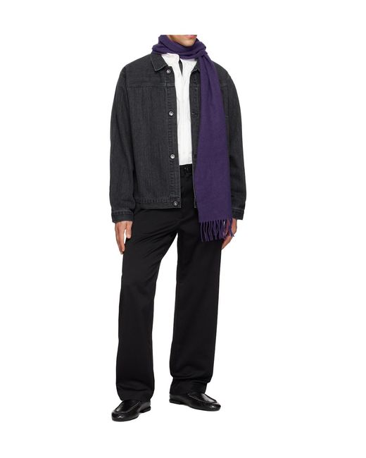 Nanamica Gray Wide-Leg Straight-Leg Casual Pants for men