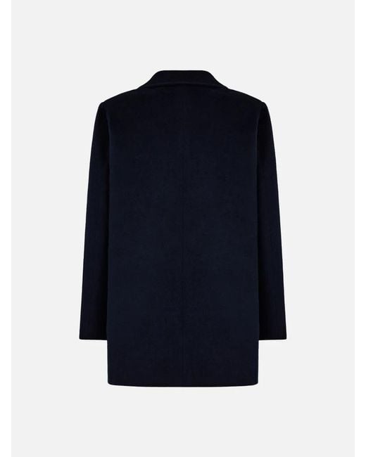 Blazé Milano Blue Joyme Double-Breasted Peacoat