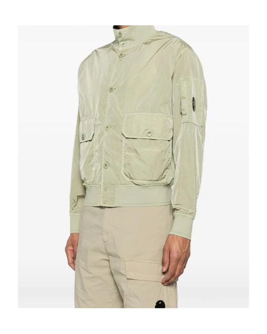 C P Company Green Button Pocket Jacket for men