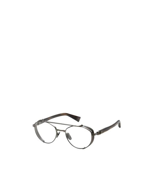 Balmain White Brigade Iv Glasses for men