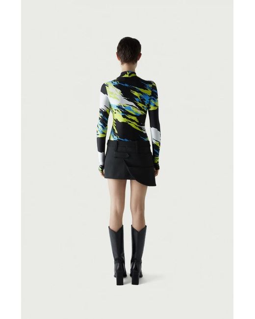 Coperni Black Irregular Skirt