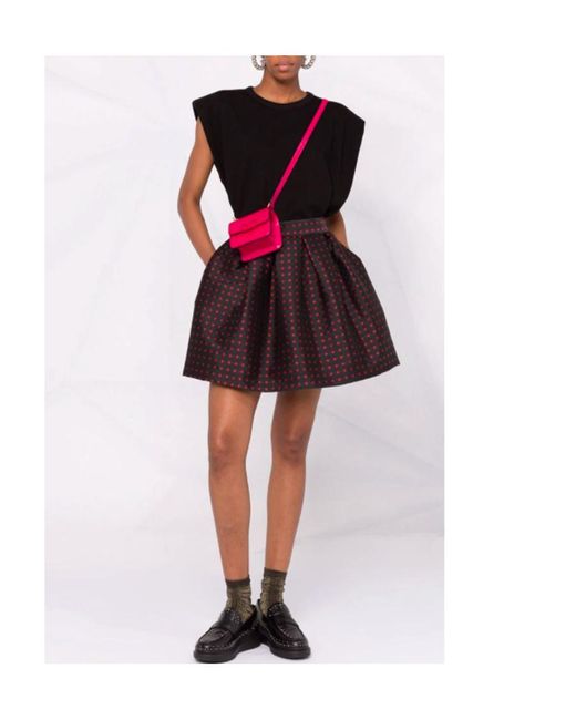 P.A.R.O.S.H. Purple Emblem Skirt