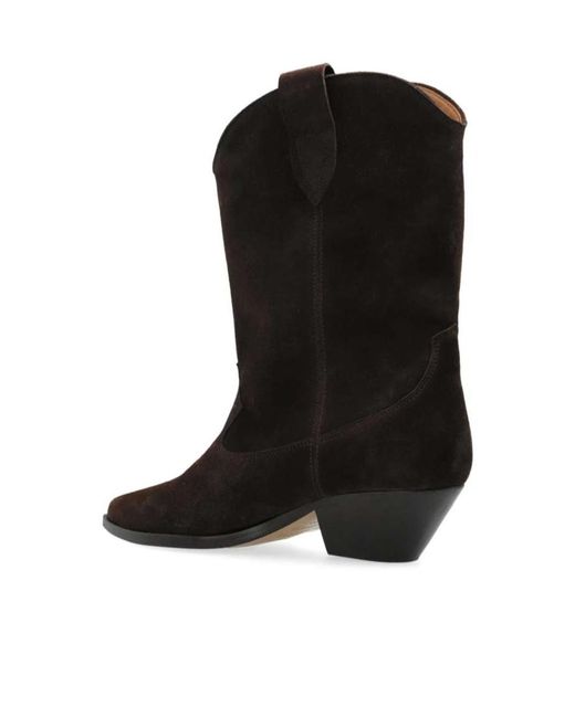 Isabel Marant Black Pointed Ankle Boots