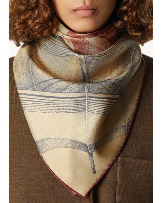 Loro Piana Natural Ombrelli Belli, Belli! Scarf