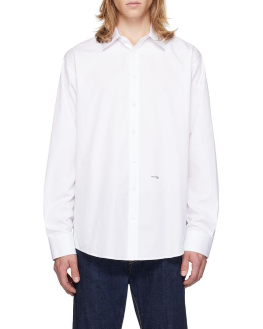 DSquared² White Buttoned Long-Sleeved Shirt for men