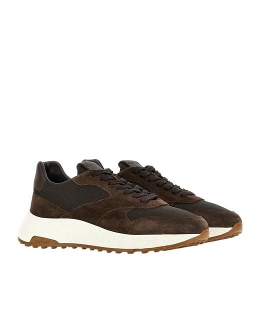 Hogan Brown Hyperlight Low-Top Sneakers for men