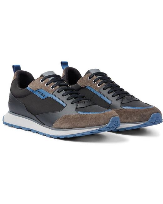 Boss Blue Running Trainers for men