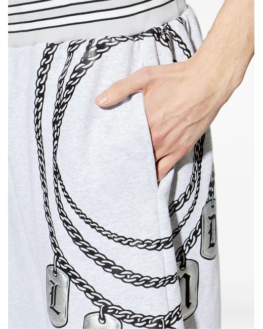 PDF CHANNEL Blue Pdf Print Shorts for men