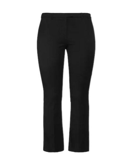 Max Mara Black Casual Straight-Leg Pants