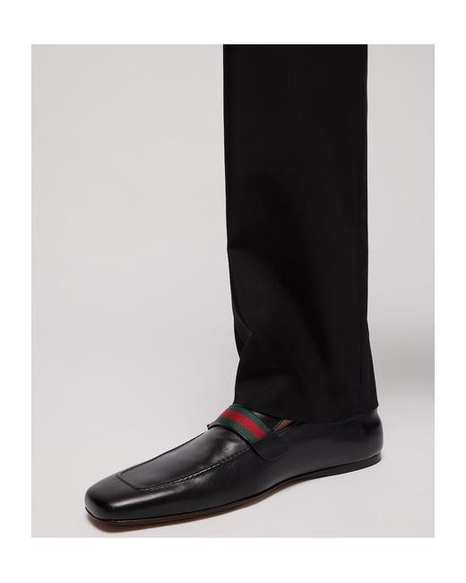 Gucci Black Web Loafer for men