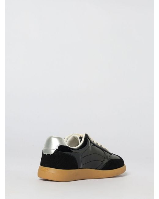 Liu Jo Black Leather Sneakers