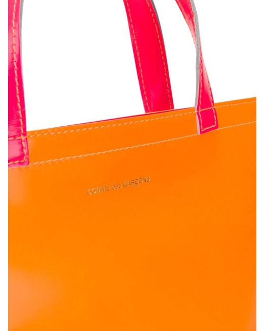 Comme des Garçons Orange Comme Des Garçons Wallet Logo Tote Bag for men