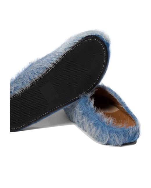 Marni Blue Fussbett Slip-On Sabots for men