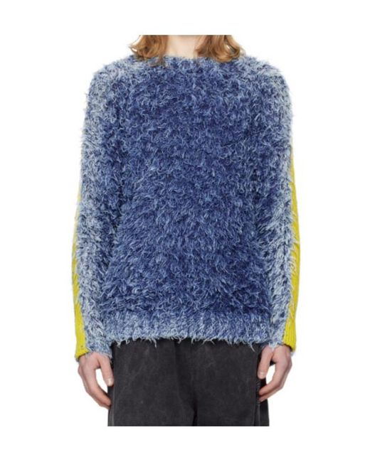 DIESEL Blue K-Damon Sweater for men