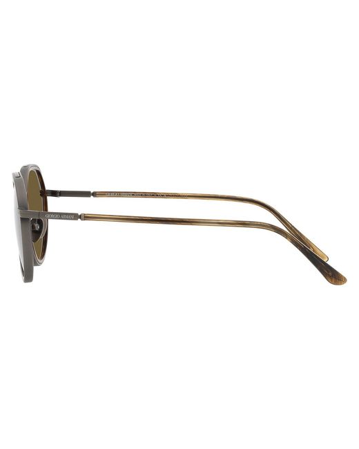 Giorgio Armani Metallic Logo Sunglasses for men