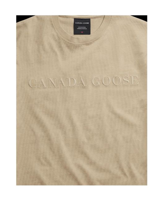 Canada Goose Natural Vantage T-Shirt Embroidered for men