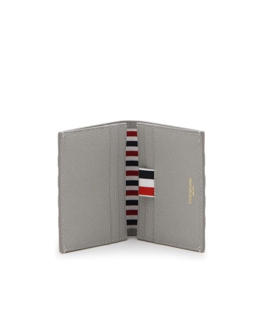 Thom Browne Green Checked Bi-Fold Wallet for men