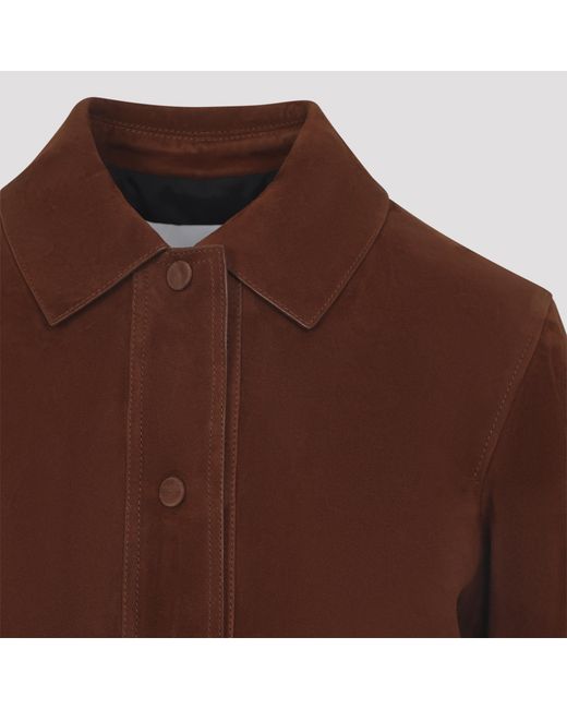 Yves Salomon Brown Jacket
